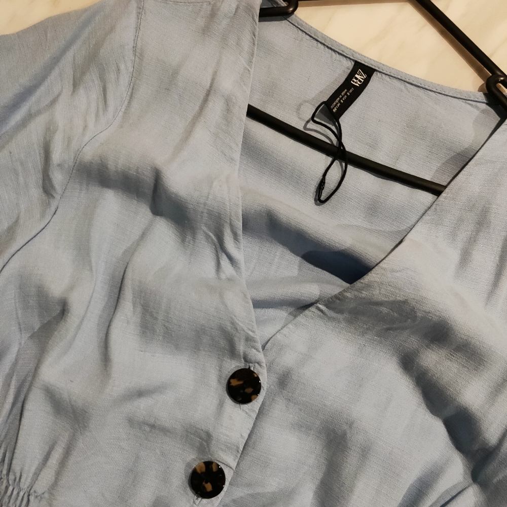 ZARA Linen maxi dress - Picture 2 of 4